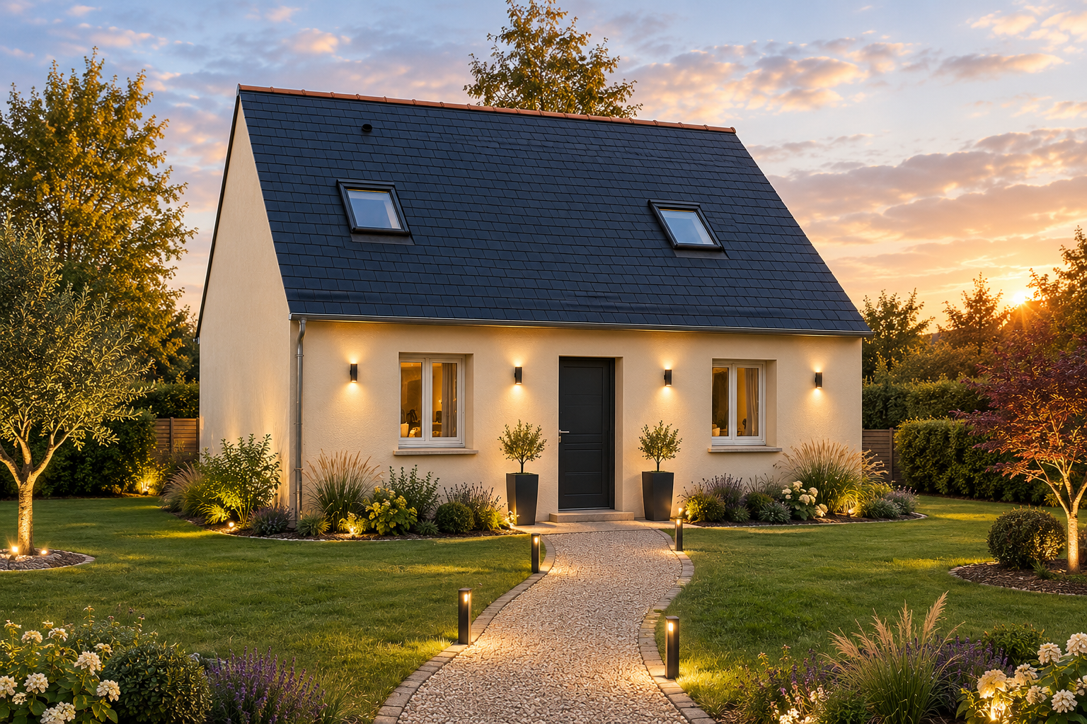 Maison neuve avec combles récupérables à Crouy